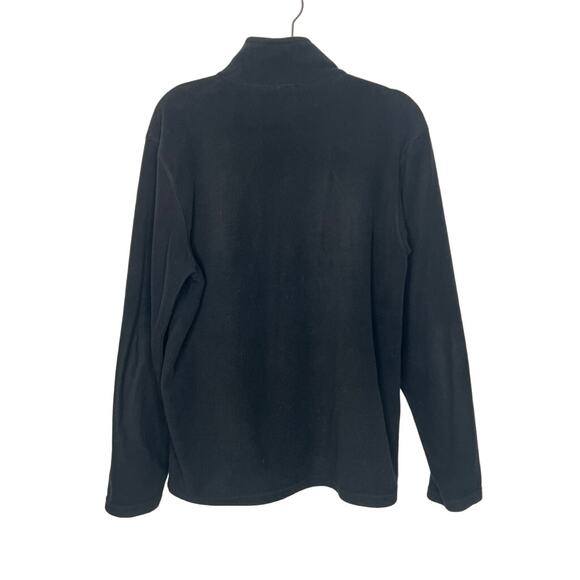 The North Face Black Long Sleeve Zip Up Warm Fleece 2 Pockets Jacket Size M - Picture 4 of 7